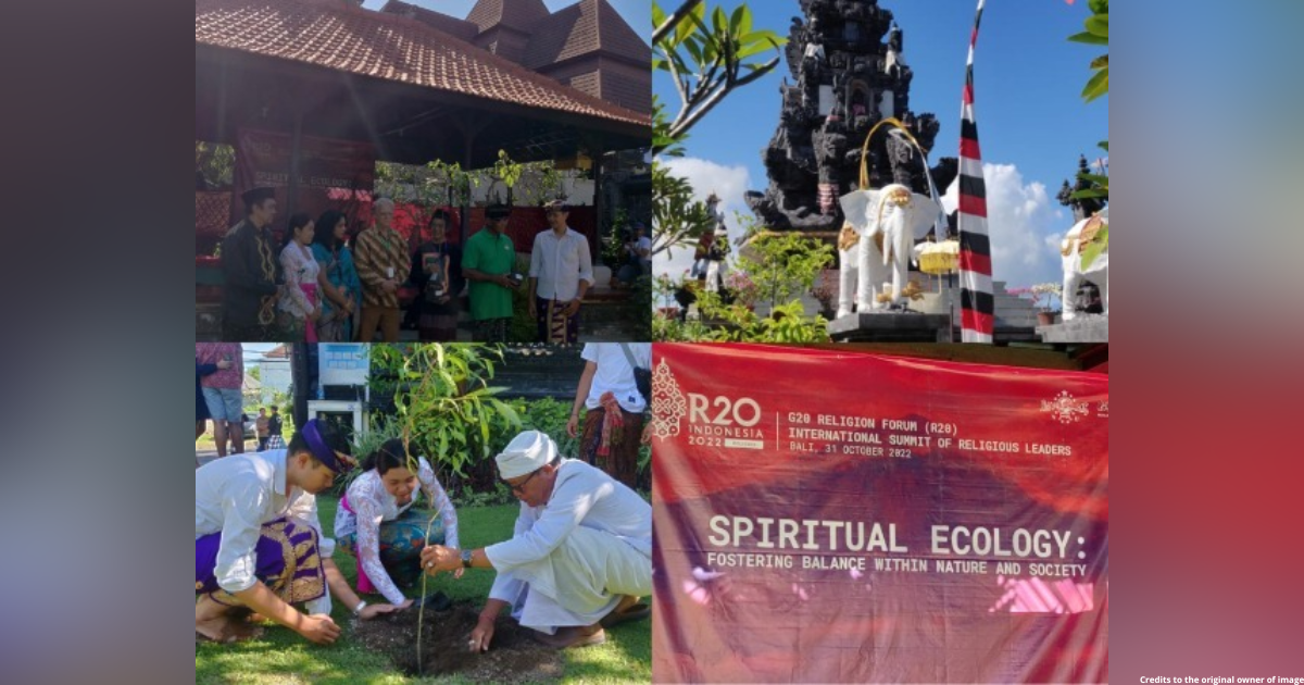 At historic R20 gathering in Bali, religious leaders launch 'Spiritual Ecology Movement'